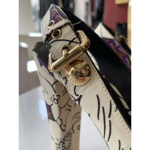 Louis Vuitton White Floral Pumps - Picture 6 of 7